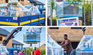APC Senatorial Candidate Remi Oseni Distributes 10 Transformers to Communities